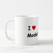 Mug J'aime les modèles réduits d'avions (Gauche)