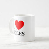 Mug J'Aime Les Moles (Devant gauche)