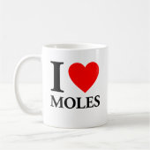 Mug J'Aime Les Moles (Gauche)
