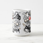 Mug J'aime les monstres parce que les gens aiment les  (Centre)