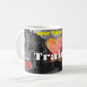 Mug J'aime les moteurs à vapeur (Devant gauche)