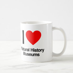 Mug j'aime les musées d'histoire naturelle