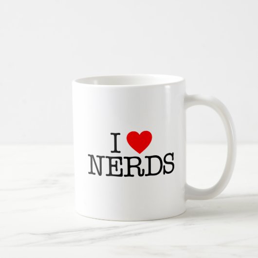 Mug J'Aime Les Nerds. (Droite)