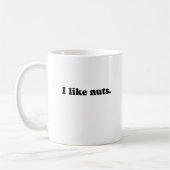 Mug J'aime les noix. (Gauche)