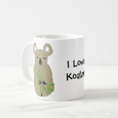 Mug J'aime les ours koalas (Devant gauche)