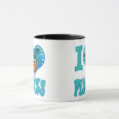 Mug J'aime les paons (Centre)