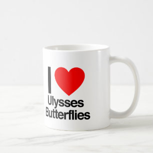 Mug j'aime les papillons ulysses