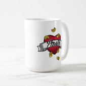 Mug J'aime les pâtes (Devant droit)