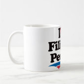 Mug J'aime les personnes philippines (Gauche)