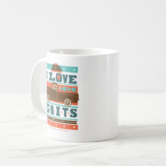 Mug J'aime les petits grits (Devant gauche)