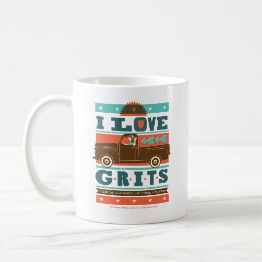 Mug J'aime les petits grits (Gauche)