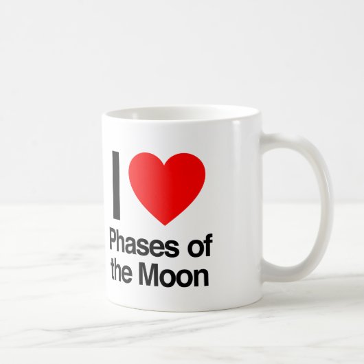 Mug j'aime les phases de la lune (Droite)