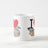 Mug J'aime les pigeons (Centre)