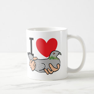 Mug J'aime les pigeons