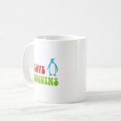 Mug J'aime les pingouins (Devant gauche)