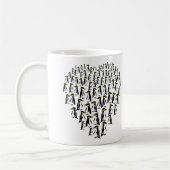 Mug J'aime les pingouins (Gauche)