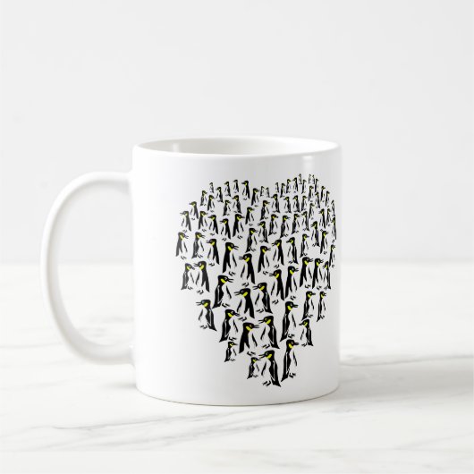 Mug J'aime les pingouins (Gauche)