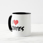 Mug J'aime les Pirates (Devant gauche)