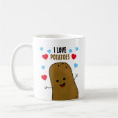Mug J'aime les pommes de terre (Gauche)