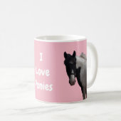 Mug J'aime les poneys (Devant droit)