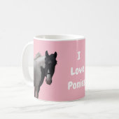 Mug J'aime les poneys (Devant gauche)