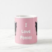 Mug J'aime les poneys (Centre)