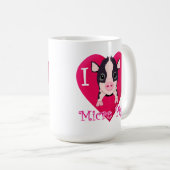 Mug J'aime les porcs micro (Devant droit)