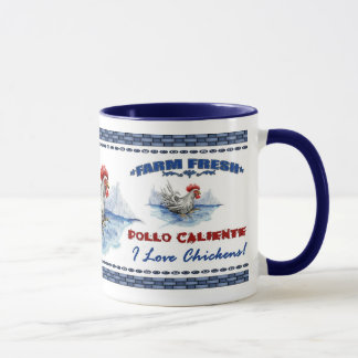 Mug J'aime les poulets