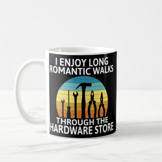 Mug J'aime les promenades romantiques à travers le mag (Gauche)