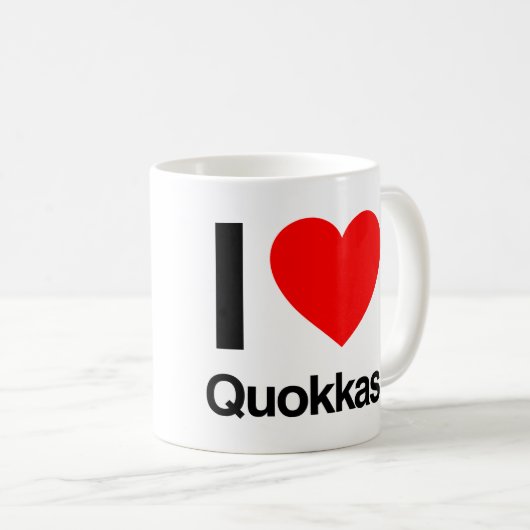 Mug j'aime les quokkas (Devant droit)