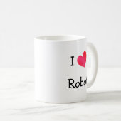 Mug J'aime les robots (Devant droit)