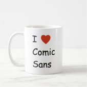 Mug J'aime les sans-bande dessinée (Gauche)