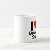 Mug j'aime les sièges pour bébé (Centre)