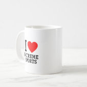 Mug J'Aime Les Sports Extrêmes (Devant gauche)