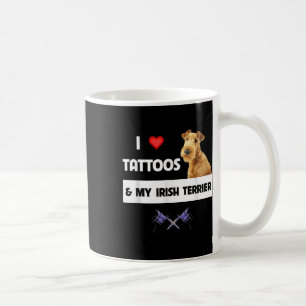 Mug J'Aime Les Tattoos Et Mon Irlandais Terrier Chien