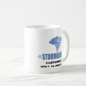 Mug J'aime les tempêtes (Devant droit)