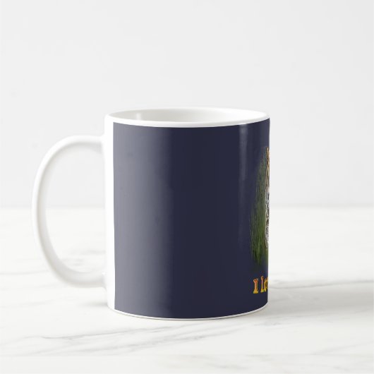 Mug J'aime les tigres (Gauche)