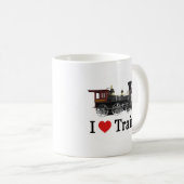 Mug J'aime les trains (Devant droit)