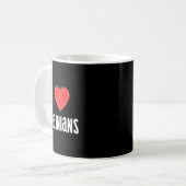 Mug J'aime les Ukrainiens Nationalité Ukraine (Devant gauche)