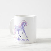 Mug J'Aime Les Unicornes Filles Mignonnes (Devant gauche)