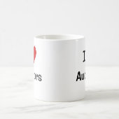 Mug J'aime les vérificateurs - Je coeur les vérificate (Centre)