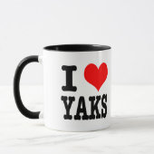 MUG J'AIME LES YAKS (Gauche)