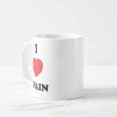 Mug J'AIME l'Espagne (Devant gauche)