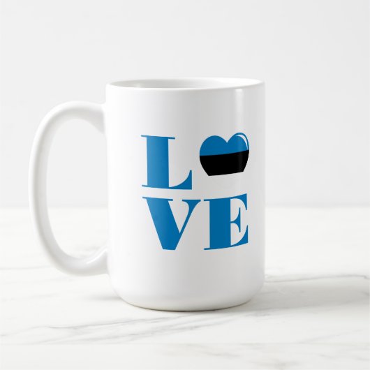 Mug J'aime l'Estonie (Gauche)