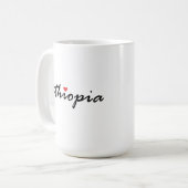 Mug J'aime l'Éthiopie (Devant gauche)