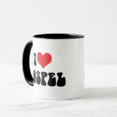 Mug J'aime l'évangile (Devant gauche)
