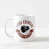 Mug J'Aime L'Exercice (Gauche)