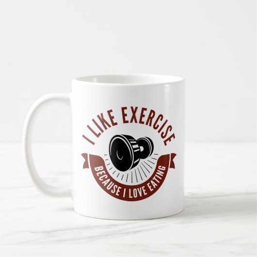 Mug J'Aime L'Exercice (Gauche)