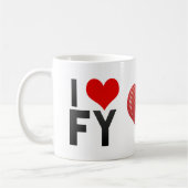 Mug J'aime l'exercice financier (Gauche)