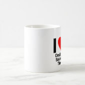 Mug j'aime l'heure d'été (Centre)